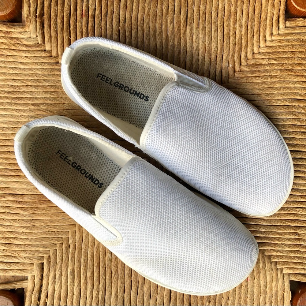 Feelgrounds White Droptop Slip-ons EU40 W9/M7